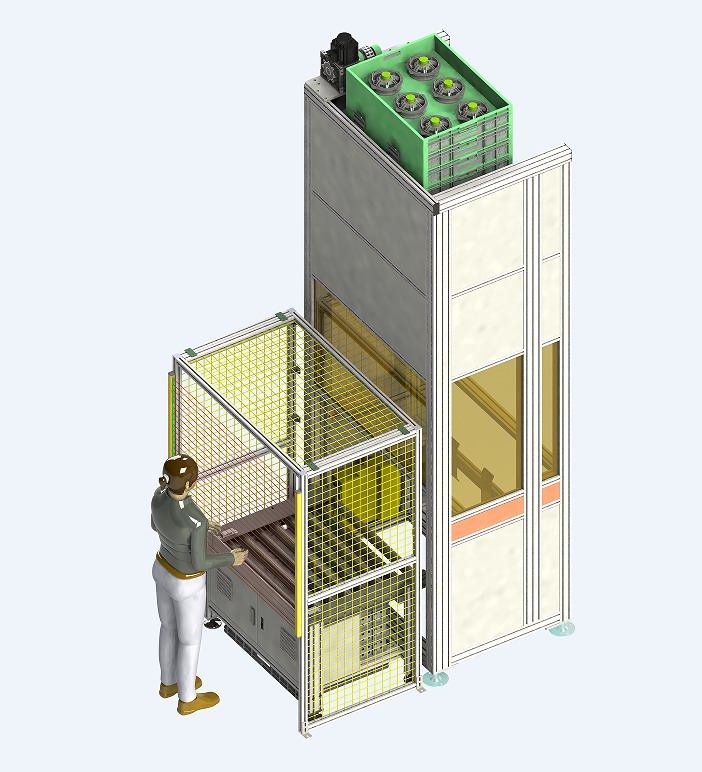 单工往复式提升机